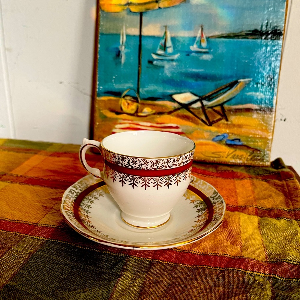 Jon Roth England Salisbury bone china cup and saucer